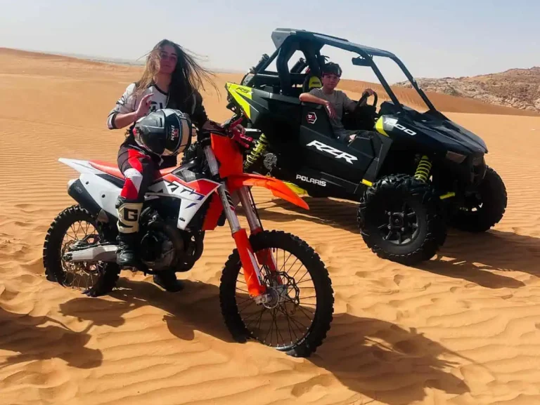 Couple shoot with Dirt Bike and Buggy Rental Dubai